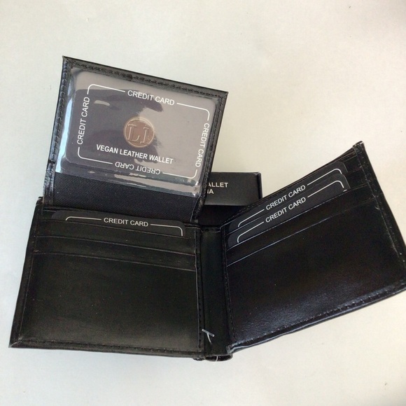 Vegan leather mens wallet - Picture 4 of 7